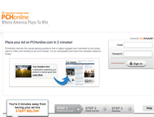 Tablet Screenshot of pchonline.adblade.com